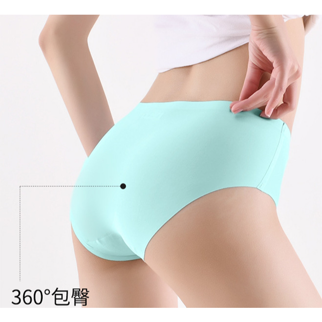 現貨熱賣素色冰絲無痕輕薄內褲-細節圖2