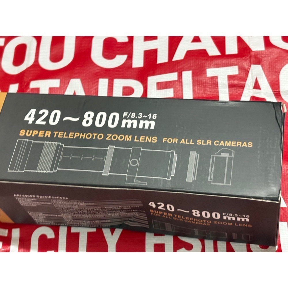 彩視攝影光學 台灣現貨 二手超美品9成新 【420-800mm f8.3~16】手動超長焦鏡頭 出清特價中 懸日攝影-細節圖2