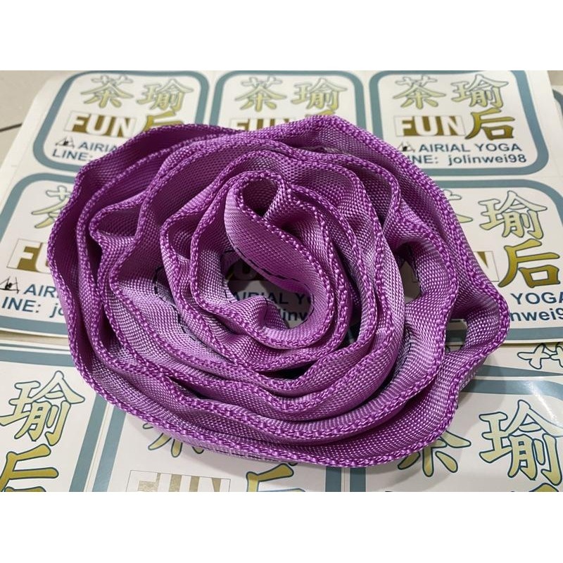 台灣品牌【茶瑜FUN后】承重2公噸！起重拉力帶 歐美規格檢測 空中瑜珈吊環拉力帶 瑜伽吊環拉力帶-細節圖4