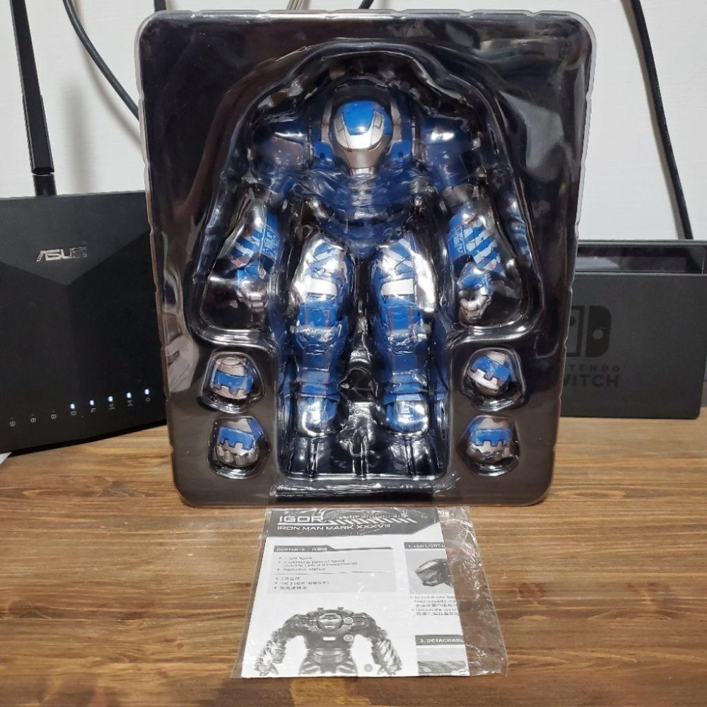 現貨 Comicave mk38 Mark XXXVIII IGOR 鋼鐵人 超合金 可動完成品 CS 伊格爾 馬克38-細節圖4