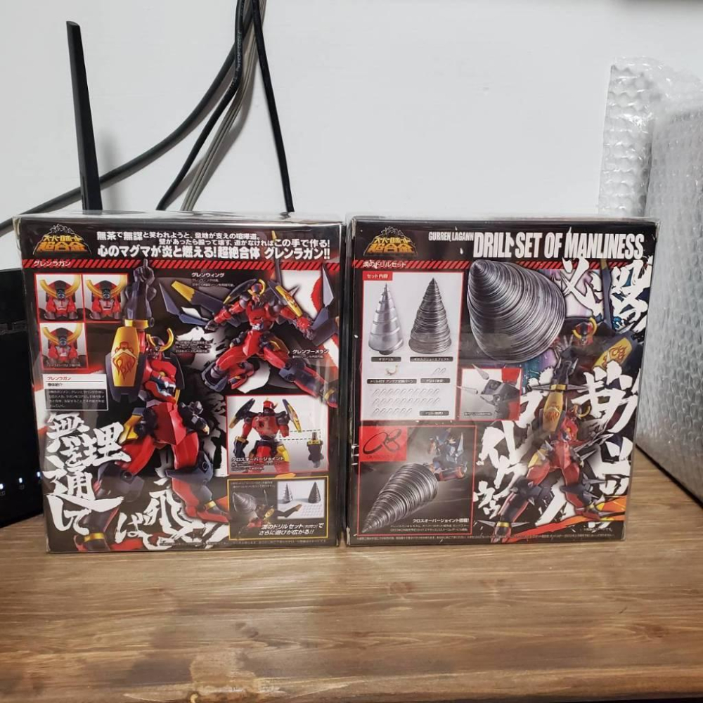 現貨 SR 合金 紅蓮螺巖 合售 魂商店鑽頭套組 天元突破 SUPER ROBOT 超合金 配件包 鑽頭組 鋼巴斯達-細節圖2