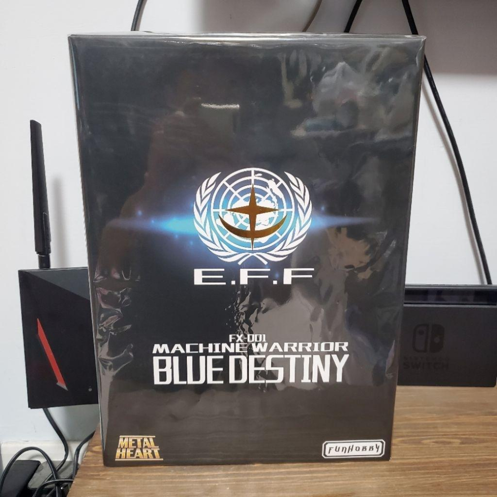 現貨 FunHobby FX-001 蒼藍命運 1號機 BD-1 鋼彈合金 修正版 超合金 1:100 非 MB GFF-細節圖2