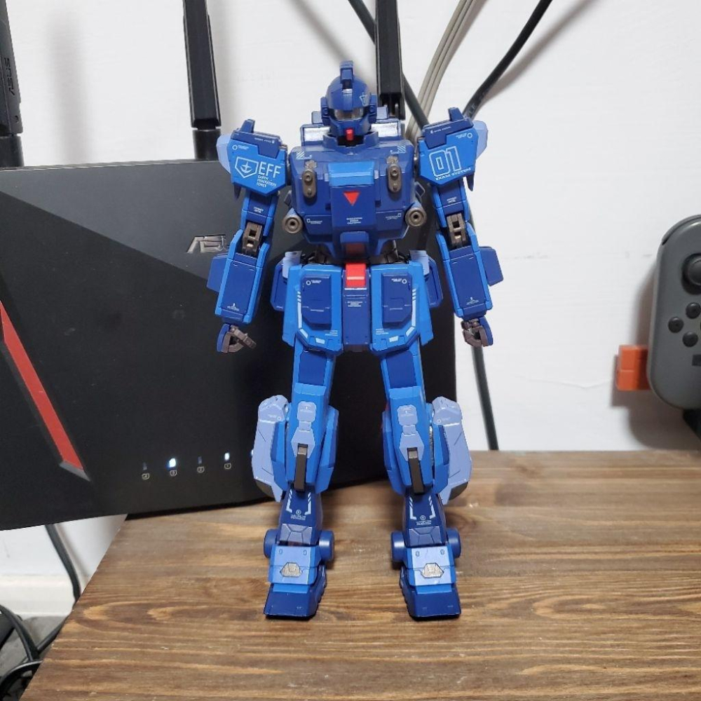 現貨 FunHobby FX-001 蒼藍命運 1號機 BD-1 鋼彈合金 修正版 超合金 1:100 非 MB GFF-細節圖5