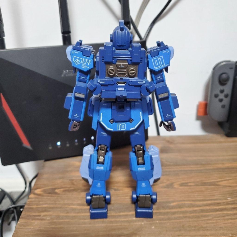 現貨 FunHobby FX-001 蒼藍命運 1號機 BD-1 鋼彈合金 修正版 超合金 1:100 非 MB GFF-細節圖6