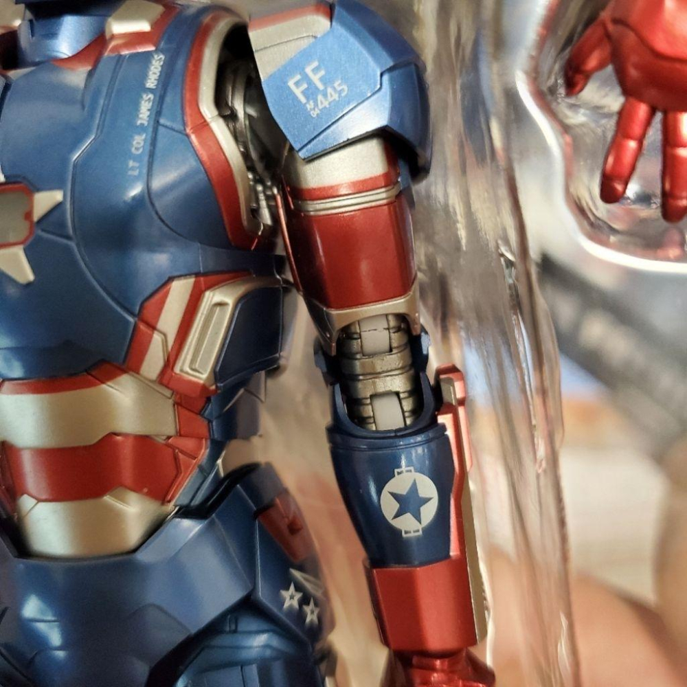 現貨 threezero 無限之戰 鋼鐵人3 DLX版 1/12 鋼鐵愛國者 IRON PATRIOT 戰爭機器 復仇者-細節圖5