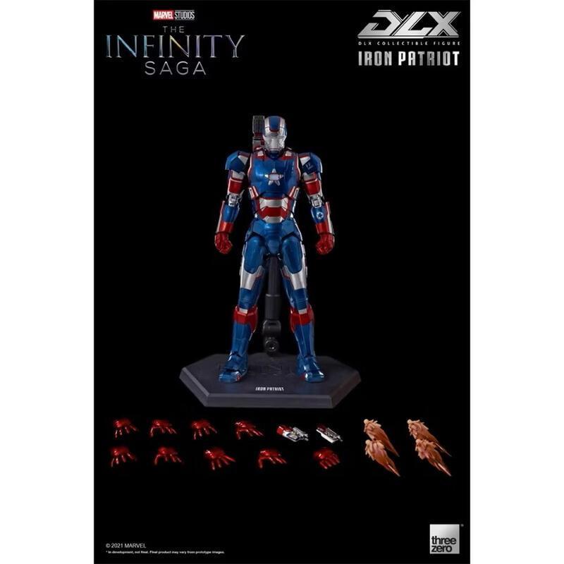現貨 threezero 無限之戰 鋼鐵人3 DLX版 1/12 鋼鐵愛國者 IRON PATRIOT 戰爭機器 復仇者-細節圖6