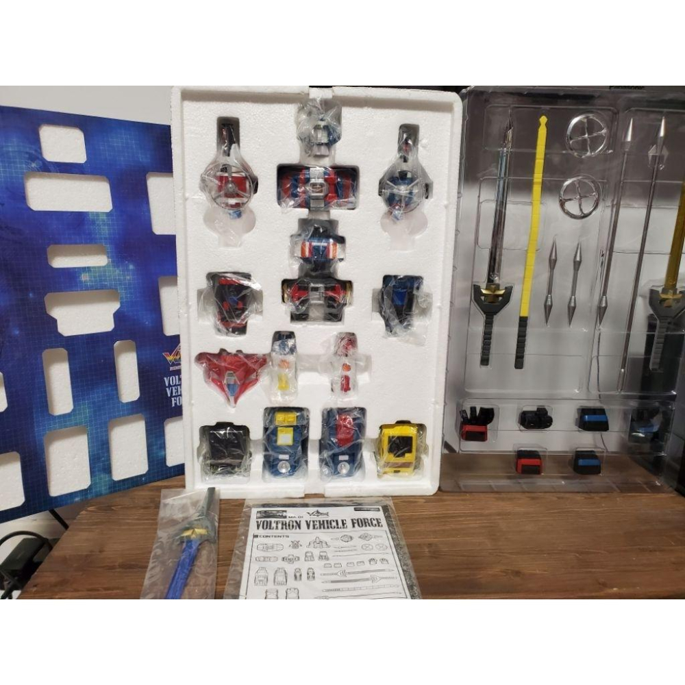 現貨 奇蹟合金 MA-01 機甲艦隊 15機合體 聖戰士 VOLTRON 大尺寸 原廠授權 超合金 可動完成品 32cm-細節圖2