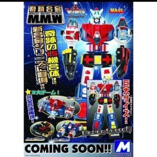 現貨 奇蹟合金 MA-01 機甲艦隊 15機合體 聖戰士 VOLTRON 大尺寸 原廠授權 超合金 可動完成品 32cm-細節圖6