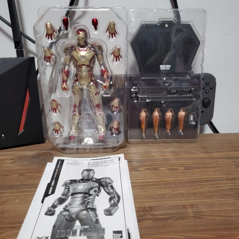 現貨 threezero 無限傳奇 鋼鐵人 MK42 DLX版 1/12比例 MARK 42 馬克42 浪子-細節圖4