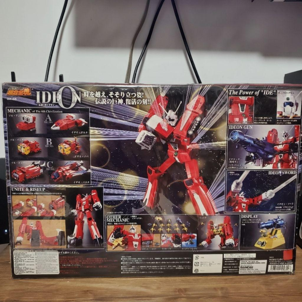 現貨 超合金魂 GX-36 傳說巨神 伊甸王 IDEON 超合金 可動完成品-細節圖2