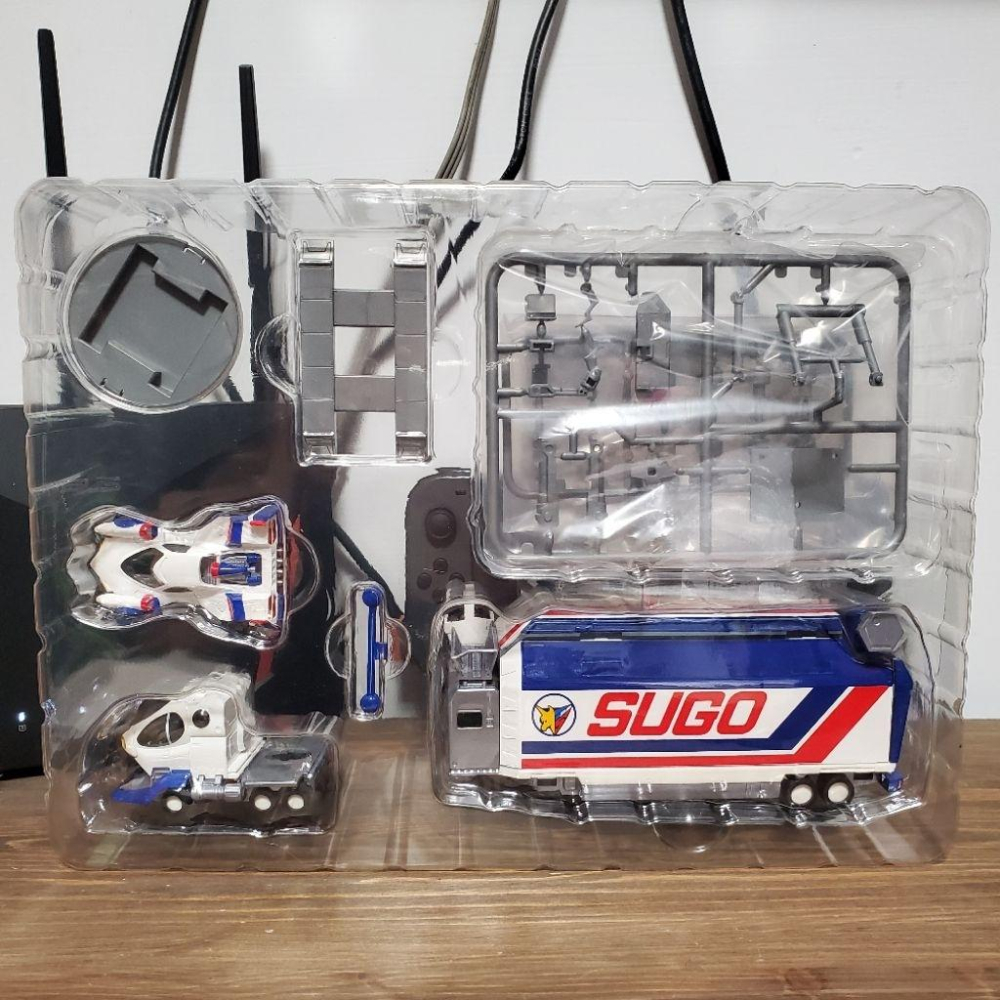 現貨 全新 MH 限定 C.F.C. DX 10V5000 閃電霹靂車 運輸維修車 阿斯拉 貨櫃車 MEGAHOUSE-細節圖3