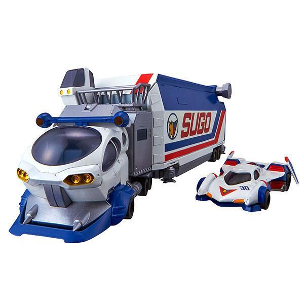 現貨 全新 MH 限定 C.F.C. DX 10V5000 閃電霹靂車 運輸維修車 阿斯拉 貨櫃車 MEGAHOUSE-細節圖6