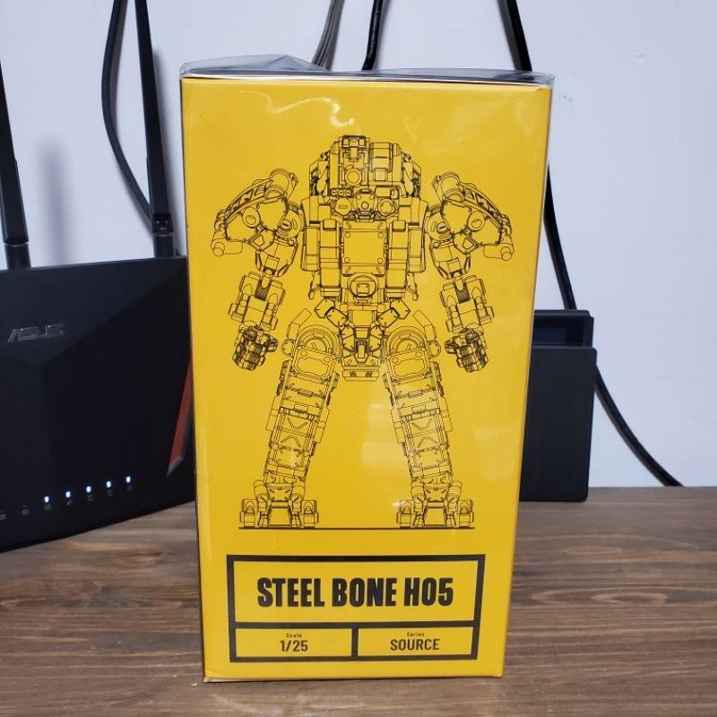 現貨 暗源 Joy toy 機甲 鋼骨 H05型 STEEL BONE 05 重火力機甲 兵人 淺灰 1/25 酸雨戰爭-細節圖3