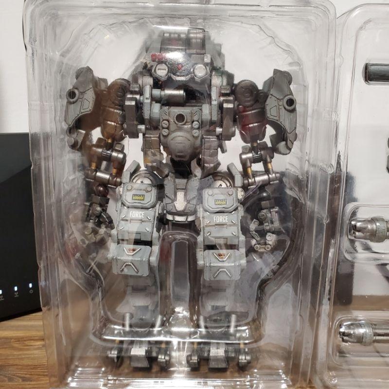現貨 暗源 Joy toy 機甲 鋼骨 H05型 STEEL BONE 05 重火力機甲 兵人 淺灰 1/25 酸雨戰爭-細節圖6