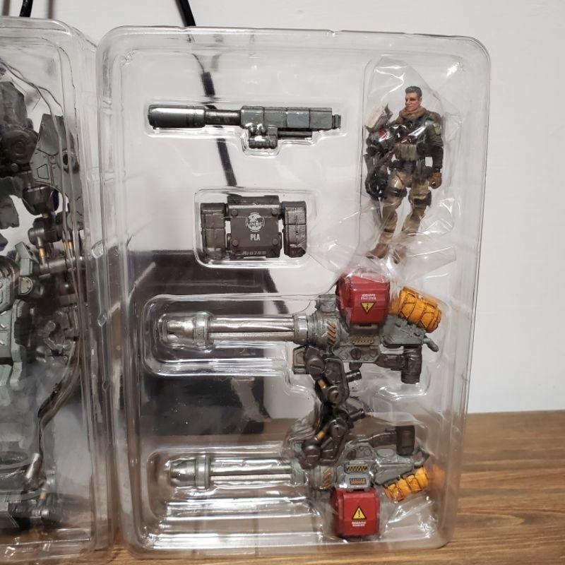 現貨 暗源 Joy toy 機甲 鋼骨 H05型 STEEL BONE 05 重火力機甲 兵人 淺灰 1/25 酸雨戰爭-細節圖7