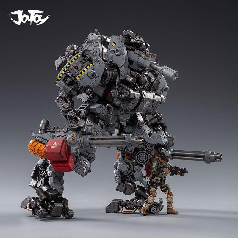 現貨 暗源 Joy toy 機甲 鋼骨 H05型 STEEL BONE 05 重火力機甲 兵人 淺灰 1/25 酸雨戰爭-細節圖9
