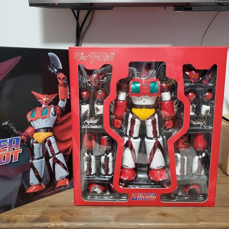 現貨 全新 King Arts DFS074 GETTER 蓋特 蓋特1號 合金可動完成品 超合金 戰損 蓋特一號 KA-細節圖3