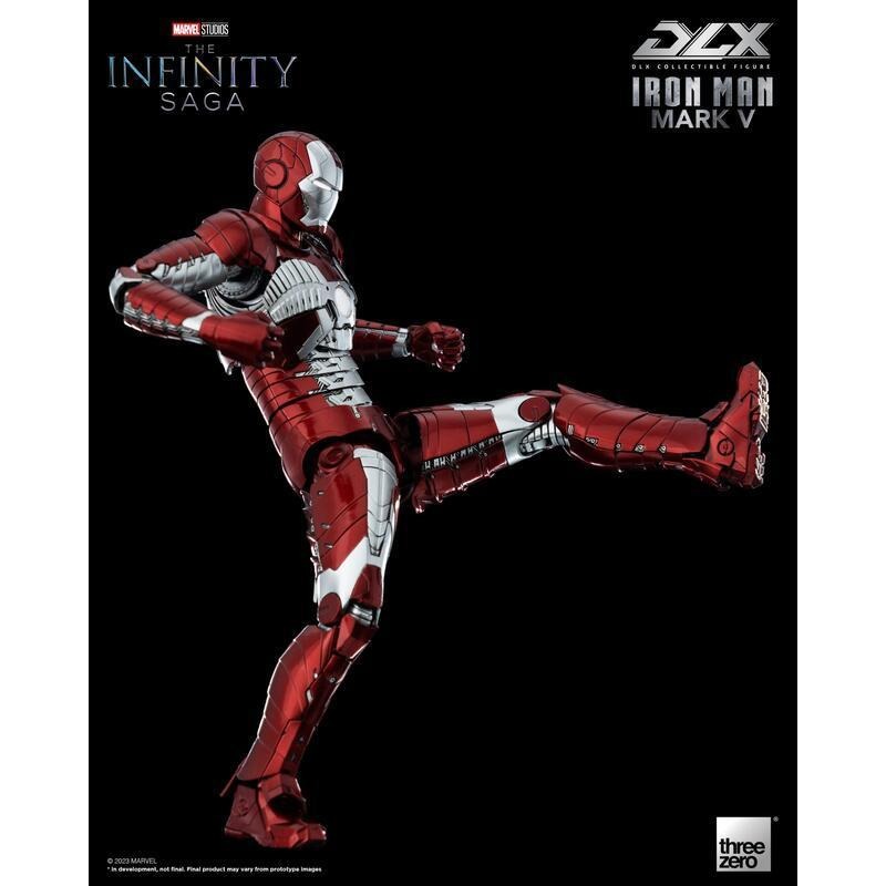 現貨 threezero DLX 鋼鐵人 Mark V MK5 馬克5 合金可動完成品 IRONMAN 3A-細節圖8