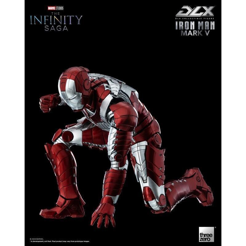現貨 threezero DLX 鋼鐵人 Mark V MK5 馬克5 合金可動完成品 IRONMAN 3A-細節圖9
