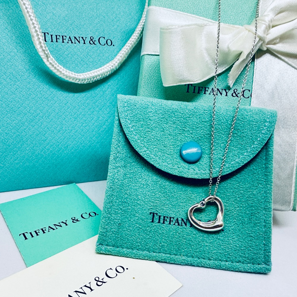 TIFFANY&Co 藍鑽純銀項鍊- ゆみ由美Yumi名牌飾品包包服飾出清- iOPEN Mall