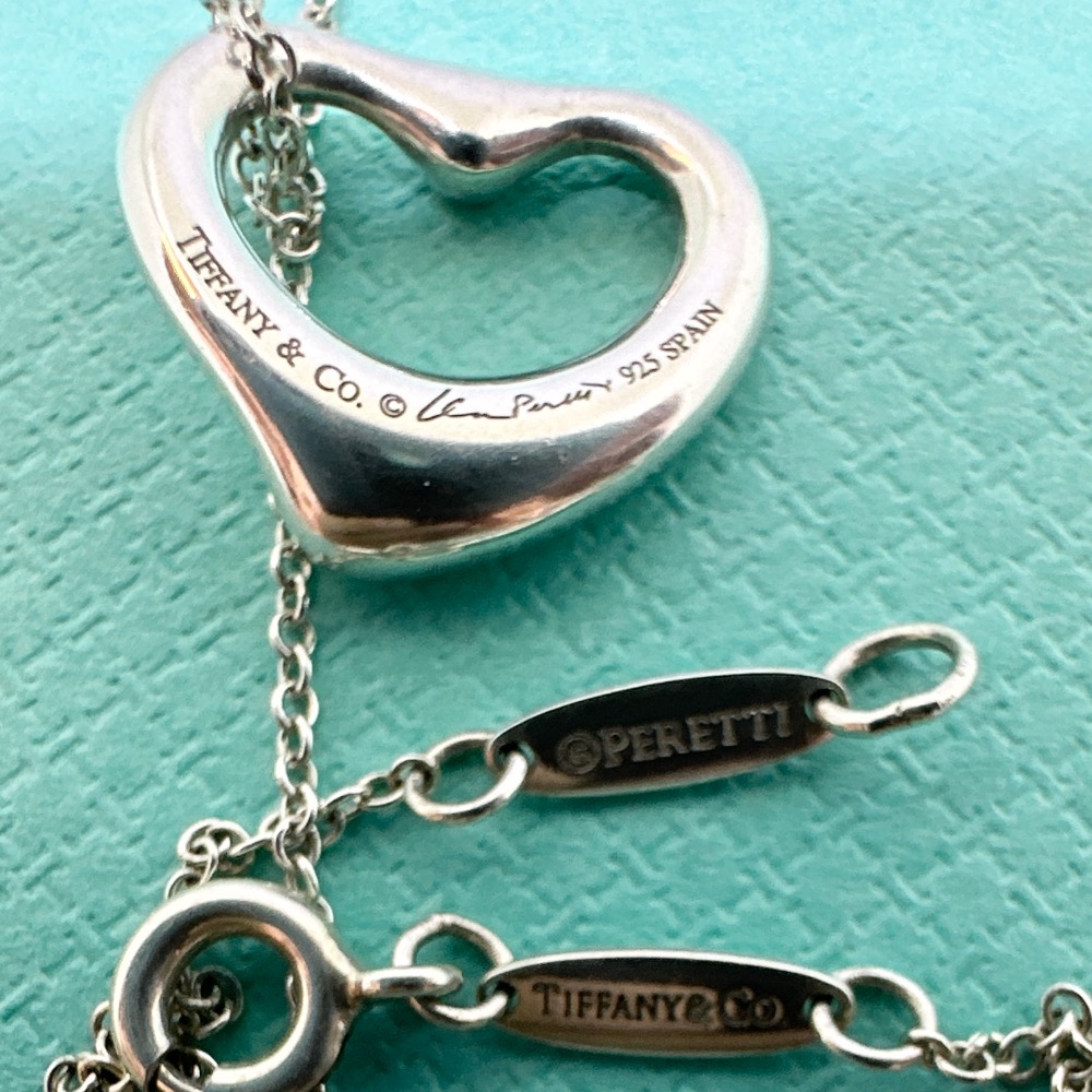 TIFFANY&Co 藍鑽純銀項鍊-細節圖5