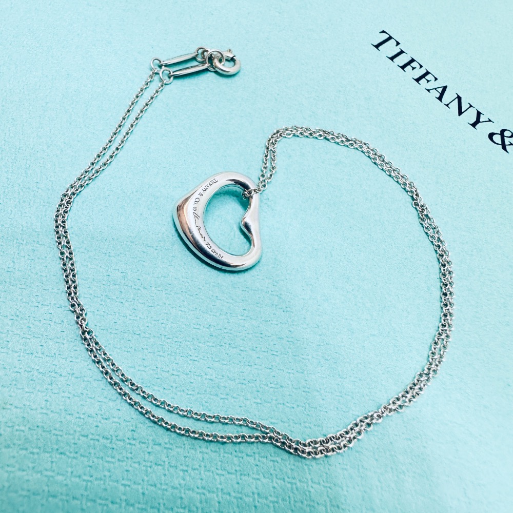TIFFANY&Co 藍鑽純銀項鍊-細節圖7