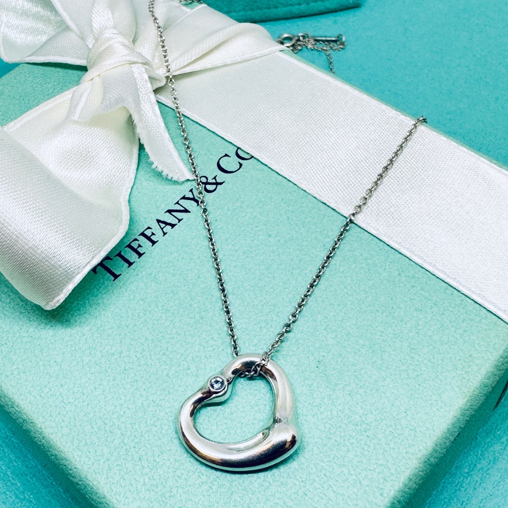 TIFFANY&Co 藍鑽純銀項鍊-細節圖8