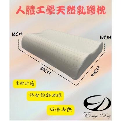 【EASYDAY】台灣出貨 100%天然斯里蘭卡乳膠枕 斯里蘭卡 防螨抗菌 人體工學 麵包枕 乳膠枕【天然乳膠枕】-細節圖5