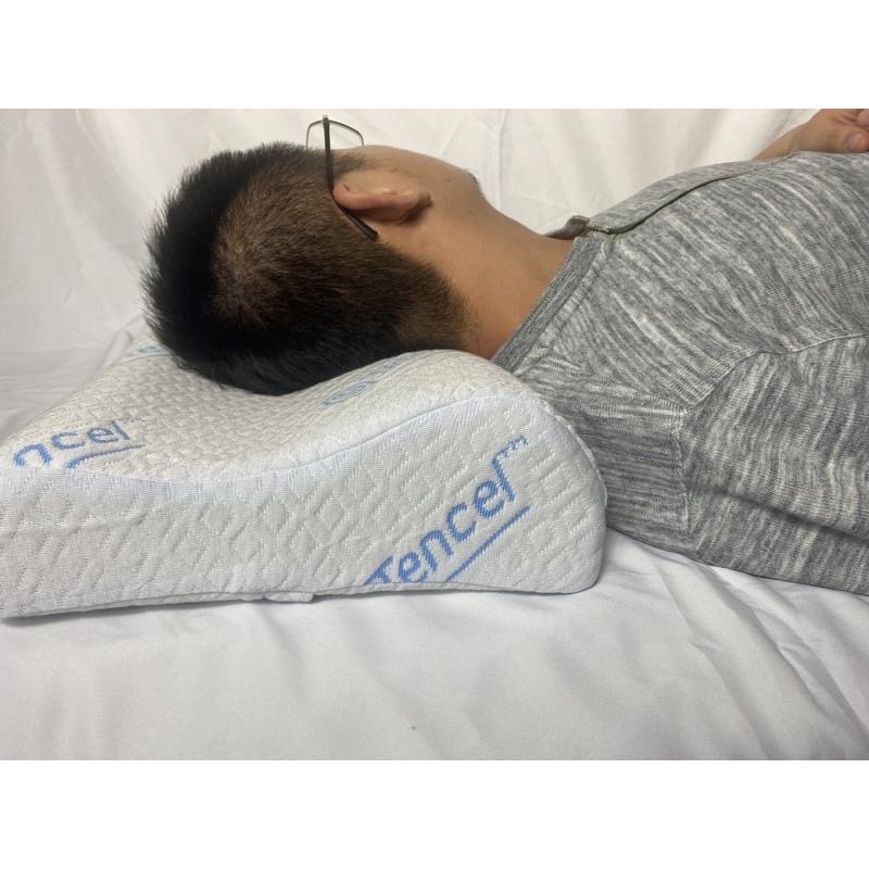 【EASYDAY】快速出貨 100%台灣製造 竹炭/天絲棉紓壓記憶枕 舒適 頸部支撐 頸椎枕 枕頭【天絲/竹纖維記憶枕】-細節圖4