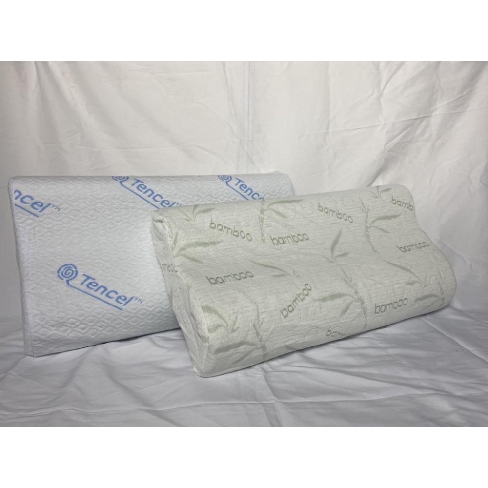 【EASYDAY】快速出貨 100%台灣製造 竹炭/天絲棉紓壓記憶枕 舒適 頸部支撐 頸椎枕 枕頭【天絲/竹纖維記憶枕】-細節圖9