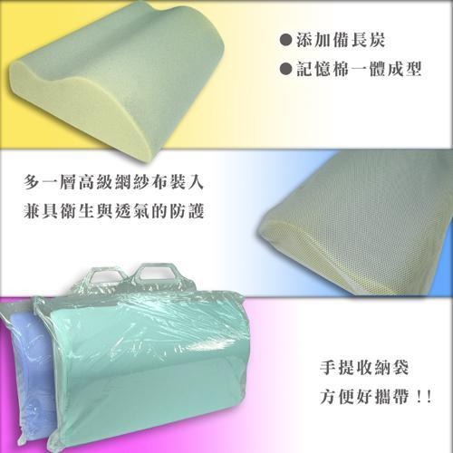 【EASYDAY】 快速出貨 台灣製造 高級記憶棉全貼型紓壓安眠枕 記憶枕 枕頭 慢回彈 完美支撐【頸部貼合記憶枕】-細節圖4