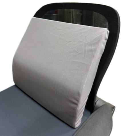 【EASYDAY】台灣快速出貨 100%台灣製造 竹炭惰性棉釋壓腰靠墊 記憶棉 靠墊 灰色【記憶腰靠墊】-細節圖2