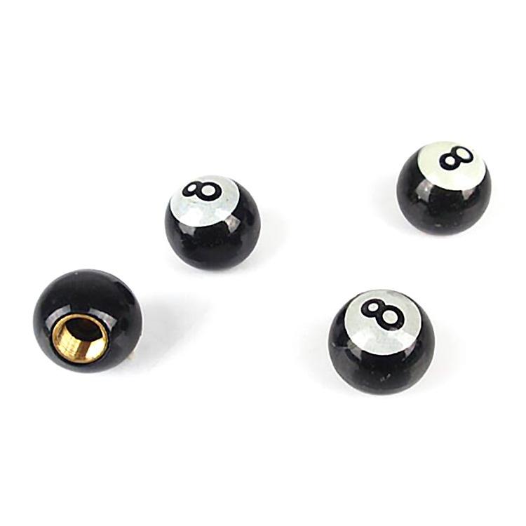 【24小時出貨】 八號球氣嘴蓋 汽機車全車系皆可用 質感小物 撞球必備 A35-細節圖5