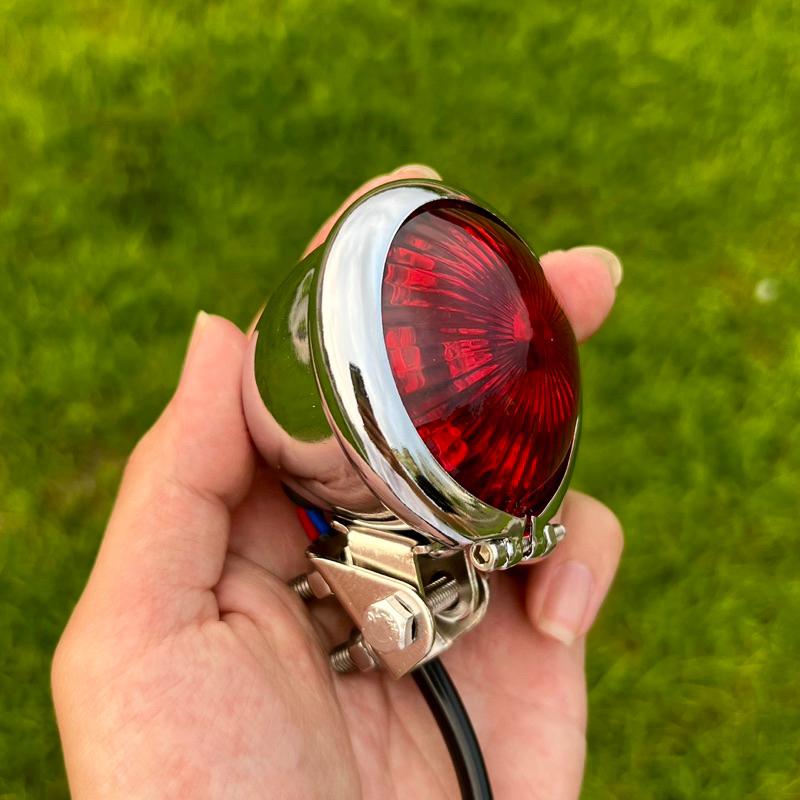 【24小時出貨】復古貝茲尾燈 復古尾燈 圓尾燈 LED 檔車尾燈 野狼 愛將 雲豹 MY 金旺 KTR A34-細節圖7