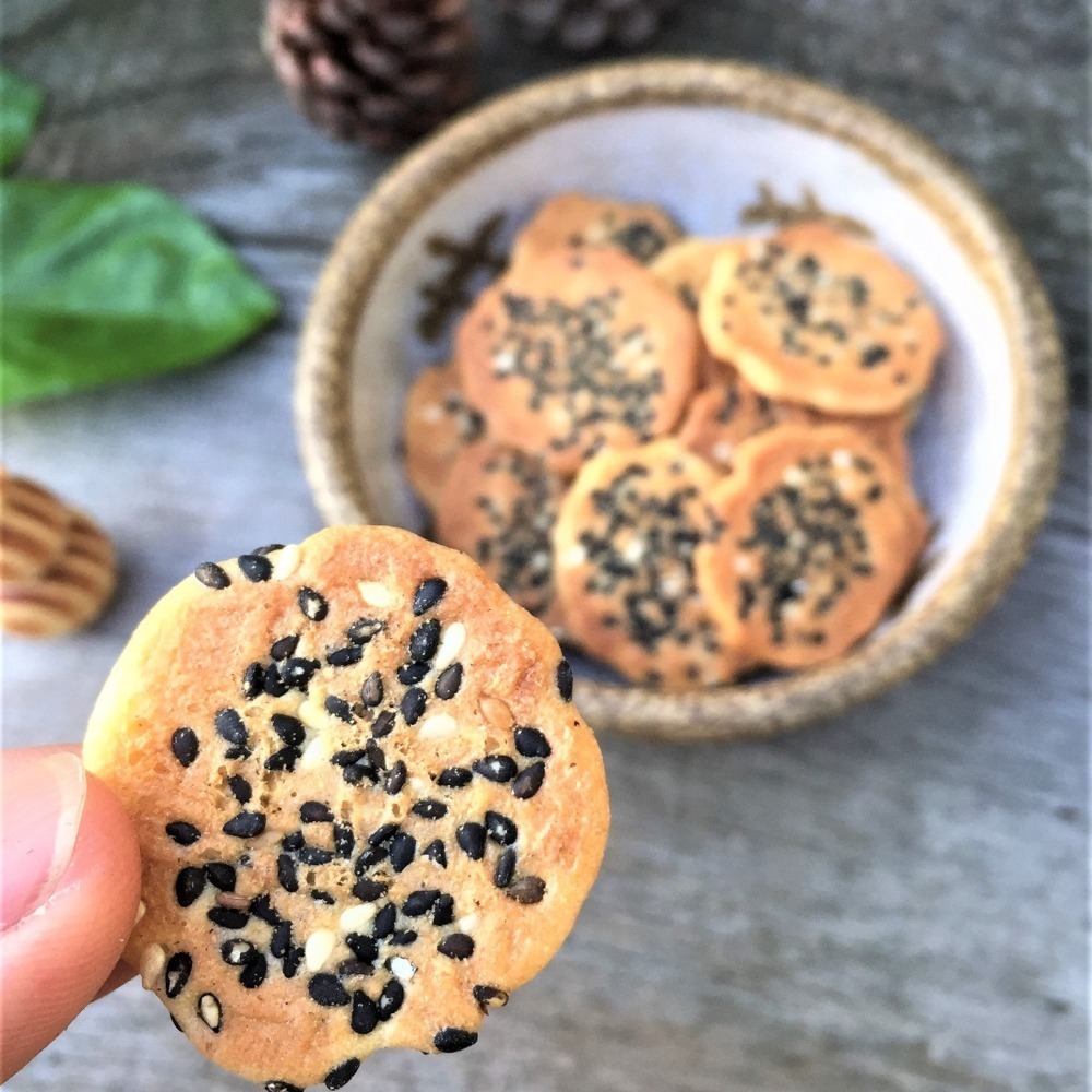 A++鮮氮系列小煎餅_胡麻燒_芝麻香滿溢_蛋奶素-細節圖3