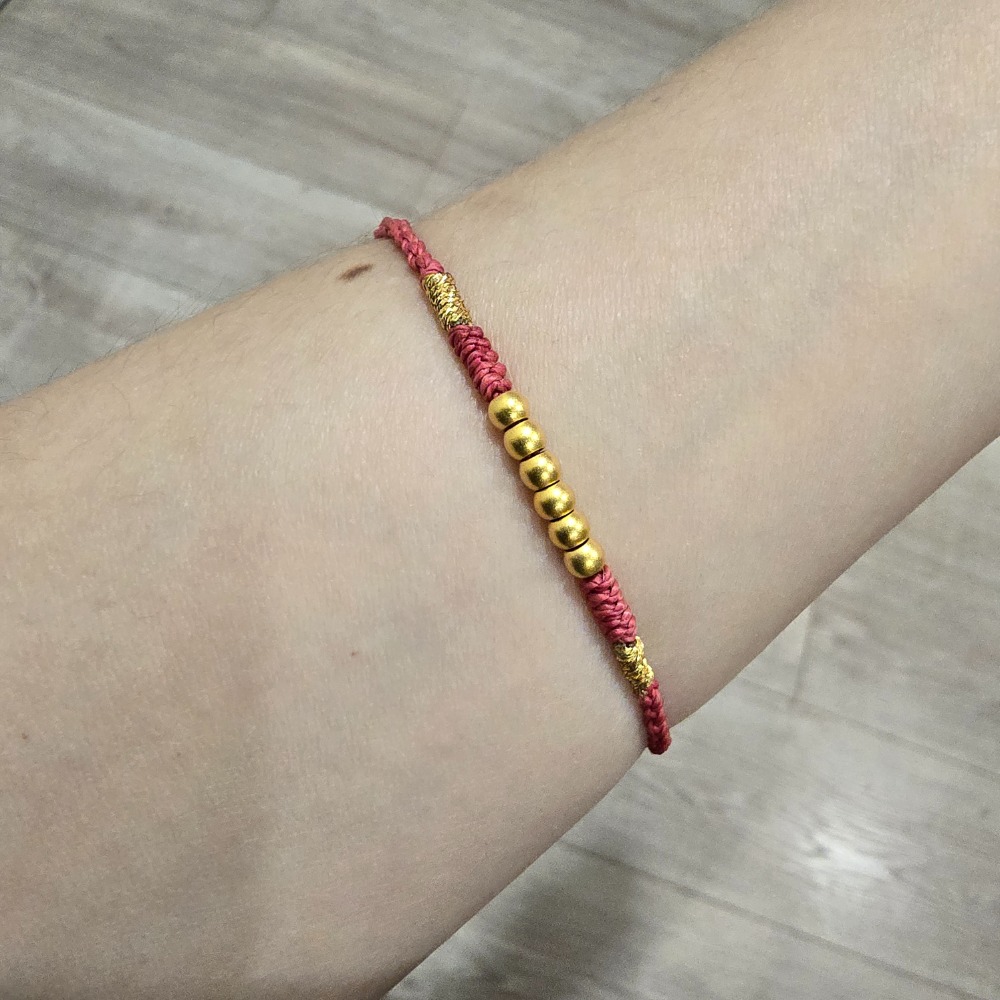 手作蠟線手繩-細節圖2