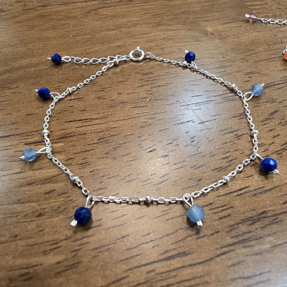 水晶純銀手鍊3條訂製-細節圖2