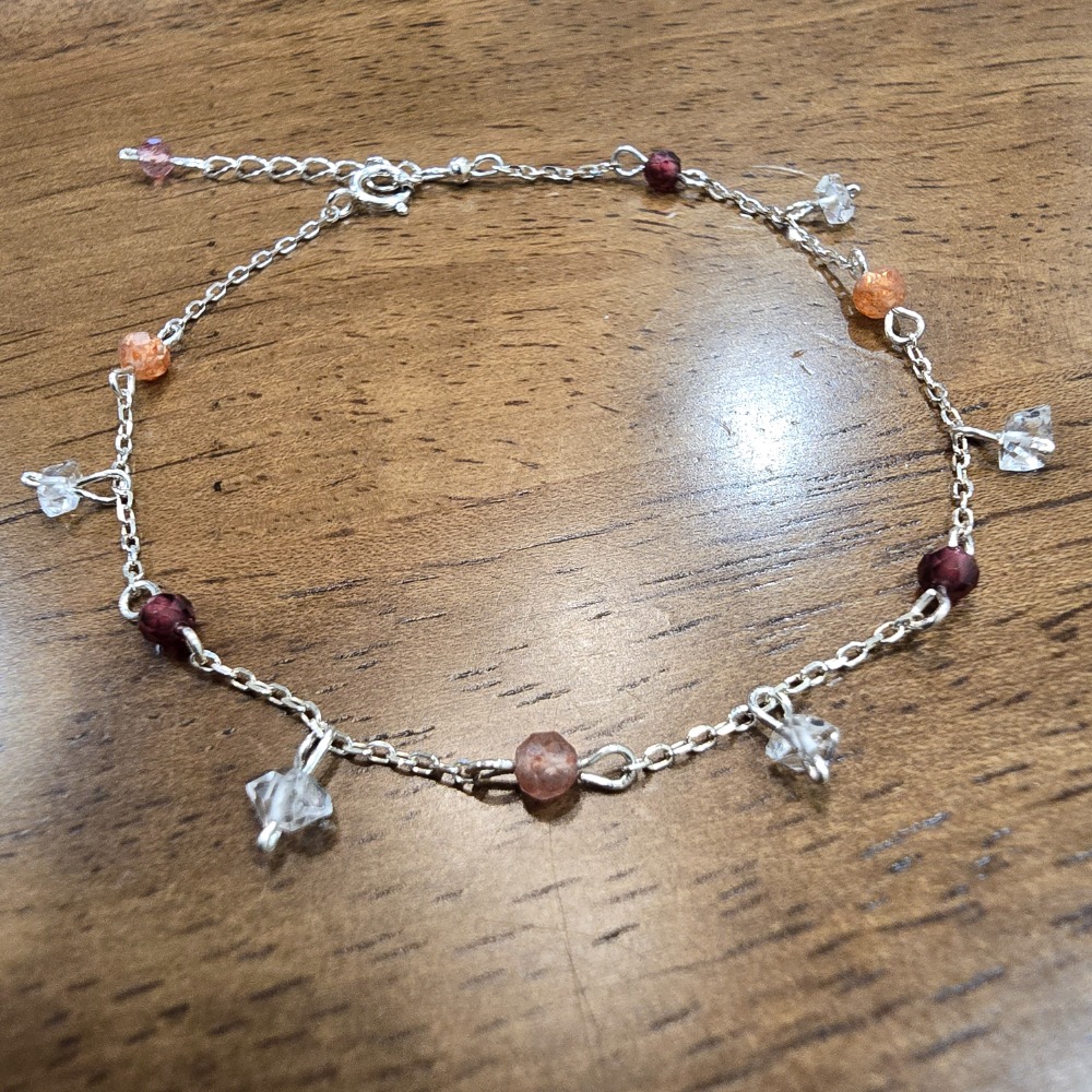 水晶純銀手鍊3條訂製-細節圖3