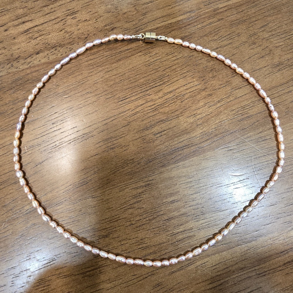 紫色珍珠手鍊-細節圖2