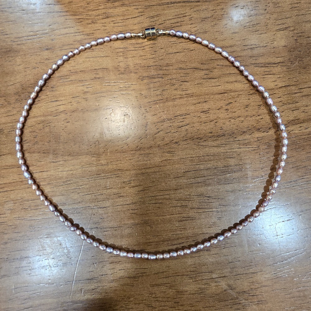 紫色珍珠手鍊-細節圖3