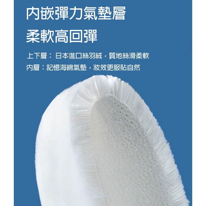 🍍愛佳美妝🥝日本立絨粉撲 蜜粉粉撲 大75*20 中60*15 小55*15-細節圖3