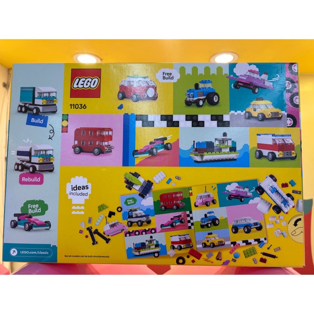 全新正版樂高Lego11036 經典積木 Classic 系列 - 創意車輛 現貨可當日出貨-細節圖2