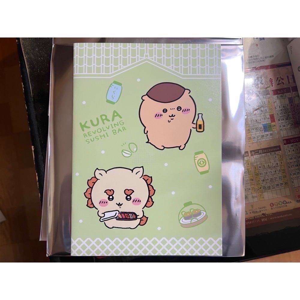 吉伊卡哇 藏壽司 扭蛋 筆記本 立體吊飾 徽章 紙膠帶 墊板-規格圖11