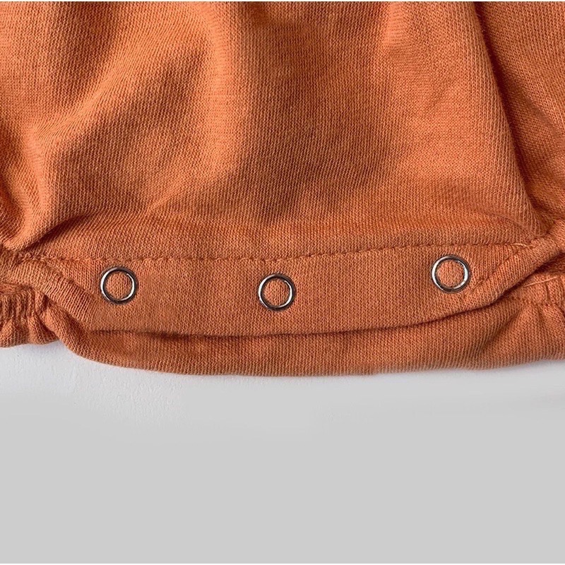 2024韓版•ᴥ•/萬聖節/🦇南瓜造型吊帶包屁衣+帽子🎃-細節圖8