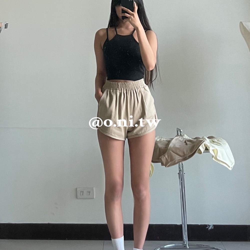 【o.ni.tw-現貨+預購#0040】夏季新款金標短褲-廠商自訂款 可愛色系短褲-細節圖2