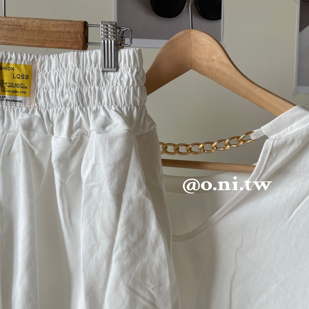 【o.ni.tw-現貨+預購#0042】休閒款無袖上衣套裝 上衣+短褲 日韓同步上架-細節圖5