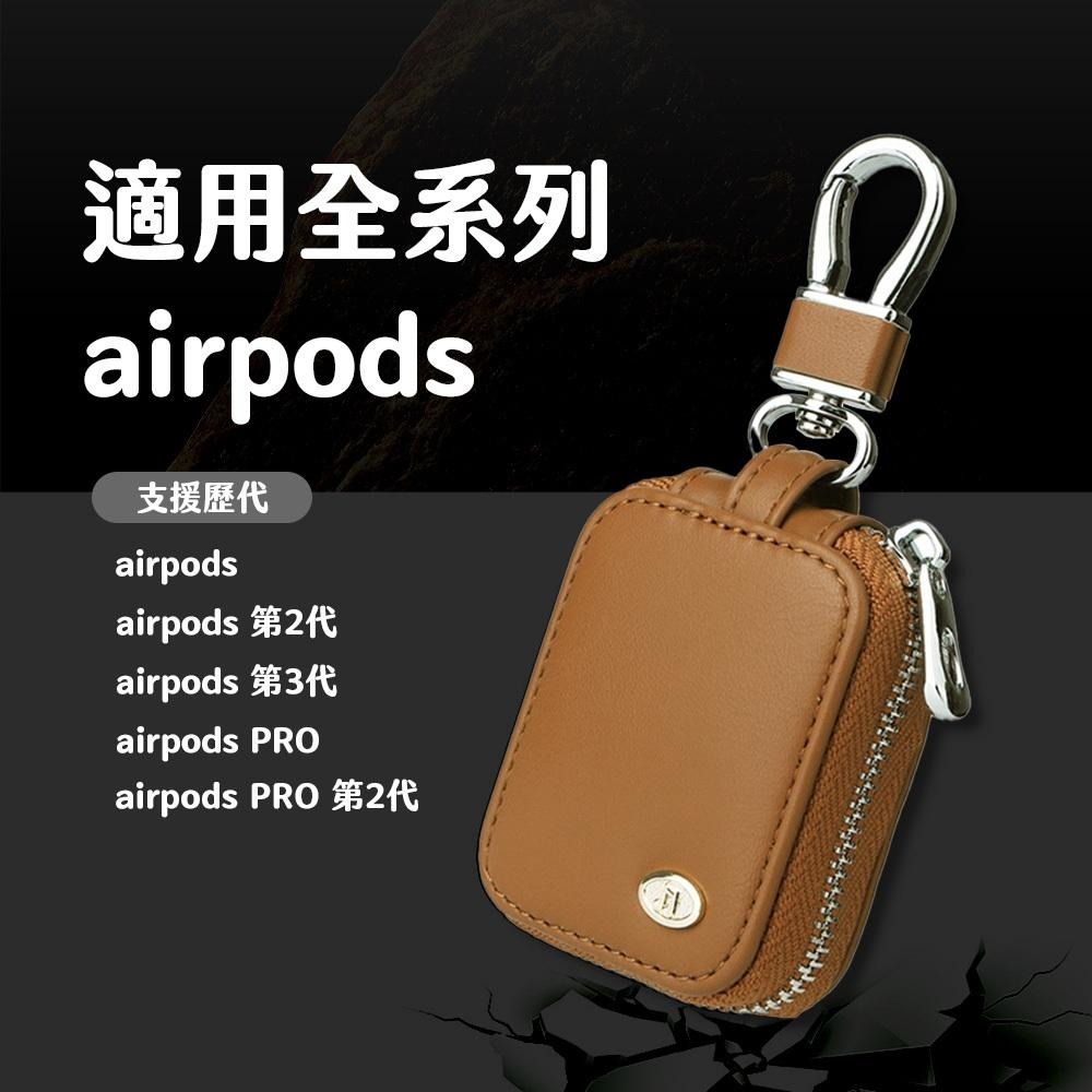 【耳機收納包】高雄 Airpods Pro 2 3  蘋果 高質感 皮革 收納包 藍牙耳機 保護殼 蘋果 保護套-細節圖3