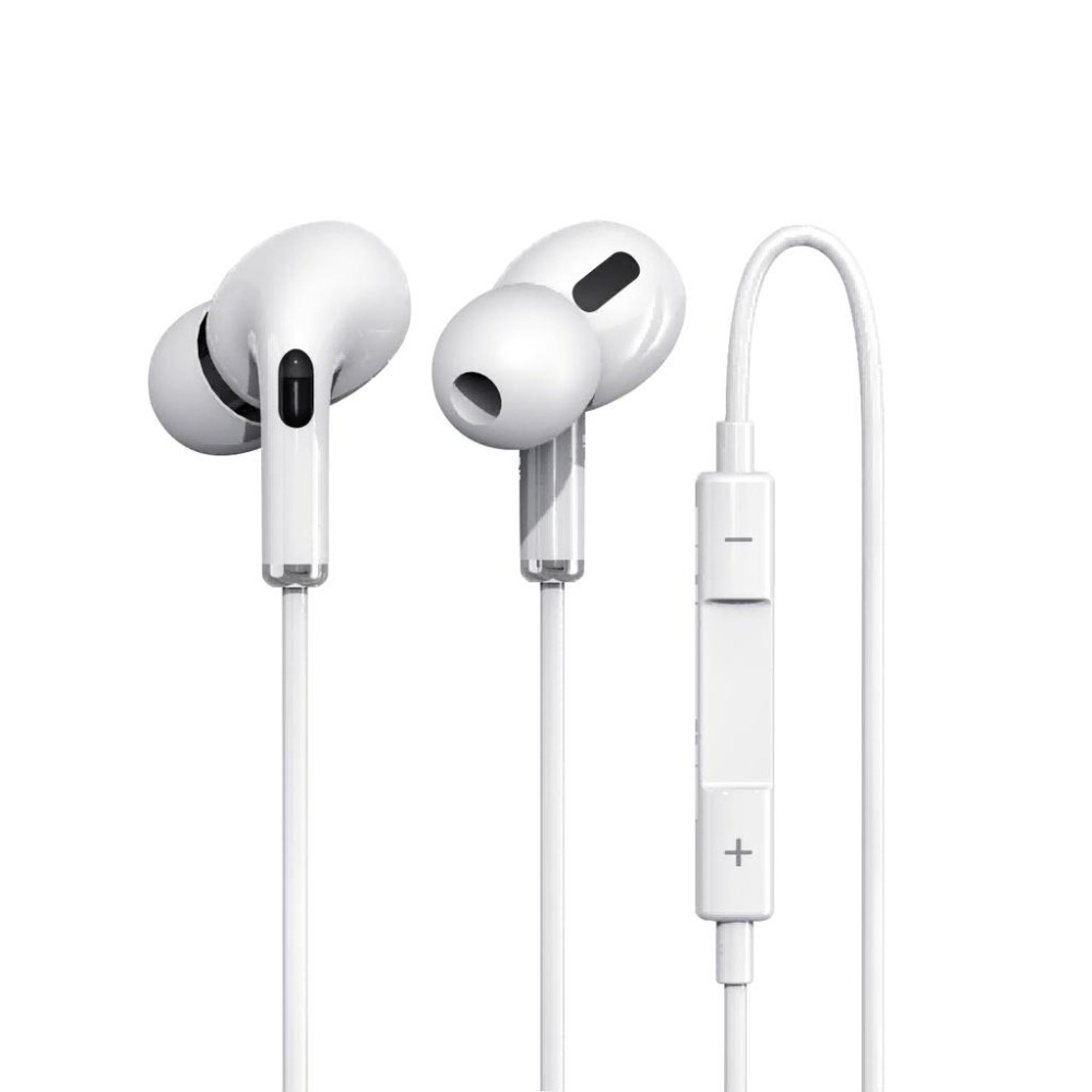 【阿婆K鵝】AIVR A-H6 耳機 3.5mm TYPE-C Lightning 各式接頭 1.2公尺 耳塞式 白色-細節圖5