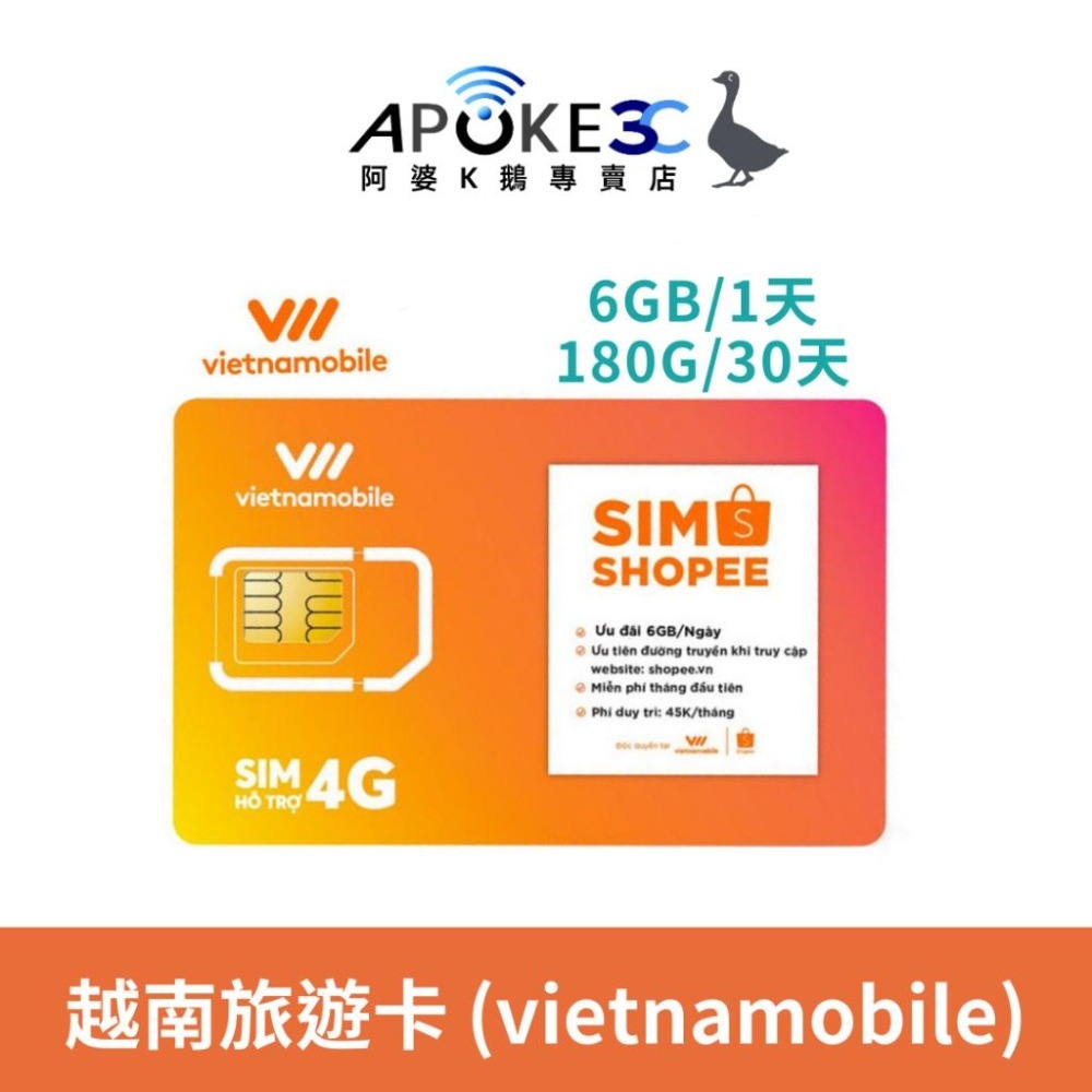 【簡訊卡】  台灣漫遊 越南 電話卡 可延期 長期使用 VIETNAMOBILE SIM 上網卡 註冊卡 流量卡-細節圖2