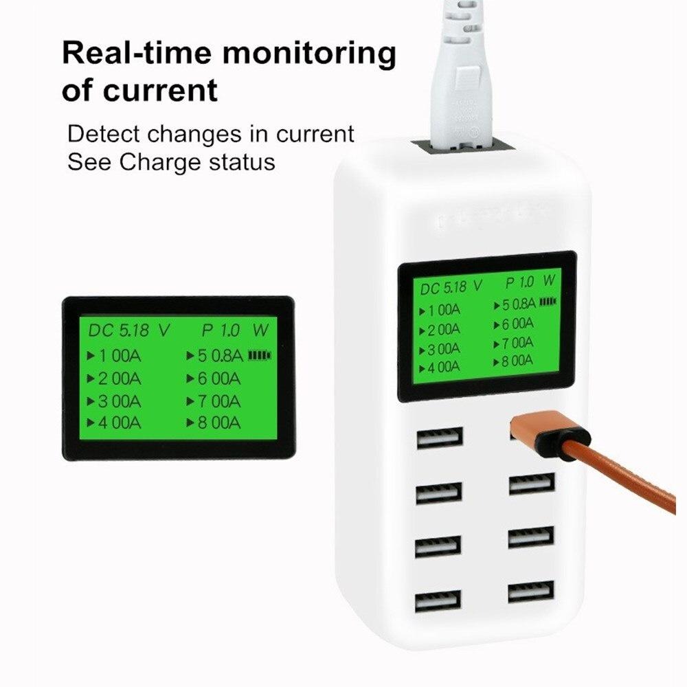 【阿婆K鵝】問號 CDA6 多口 8口 螢幕顯示 快充 充電器 手機 充電器 USB 充電器 傳輸線 USB 安卓 蘋果-細節圖5